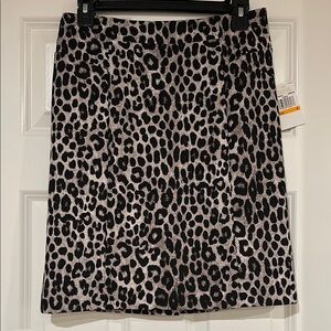 Michael Kors Leopard Print Women's Skirt